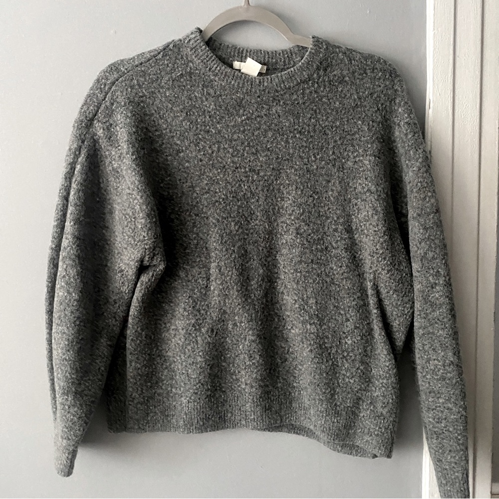 Grey Fuzzy Sweater